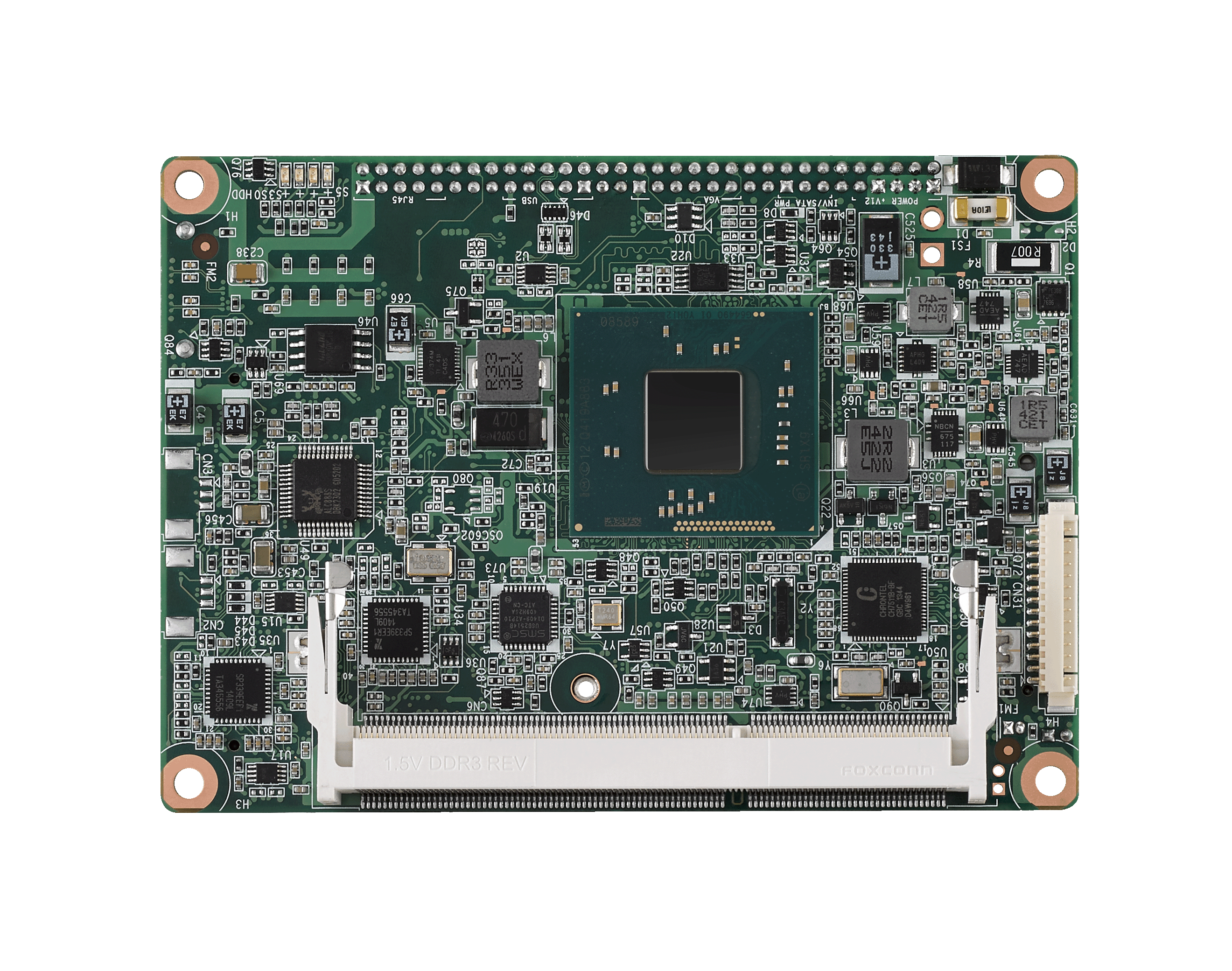 Intel Celeron Single Board Computer N2930 1.83G Pico-ITX SBC with DDR3L, 18/24-bit LVDS, VGA, 
DP/HDMI, 1 GbE, Full-size Mini PCIe,  
4 USB, 2 COM, SMBus, I 2 C, mSATA & MIOe, Box Wafer Connector